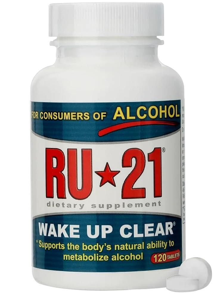 RU-21 [해외] RU-21 숙취 개선 식이 보충제 120정