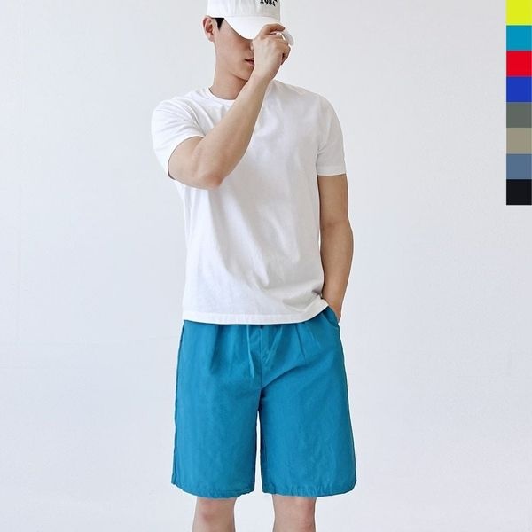 알티피아 GSS N35M 남여 커플 워크 팬츠 비치 밴딩 반바지 (WF76138)