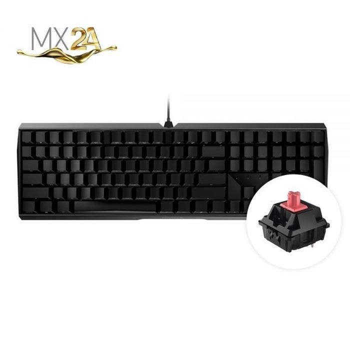 체리 기계식 키보드 무보강 풀배열 MX2A 저소음 적축 블.랙