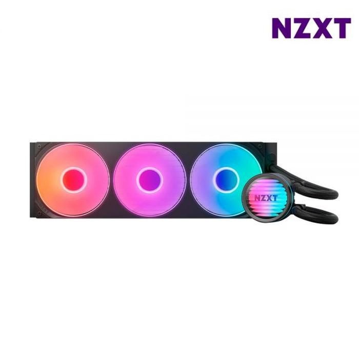 NZXT NZXT CPU 수냉쿨러 게임용 조용한 KRAKEN CORE 360 RGB 블.랙