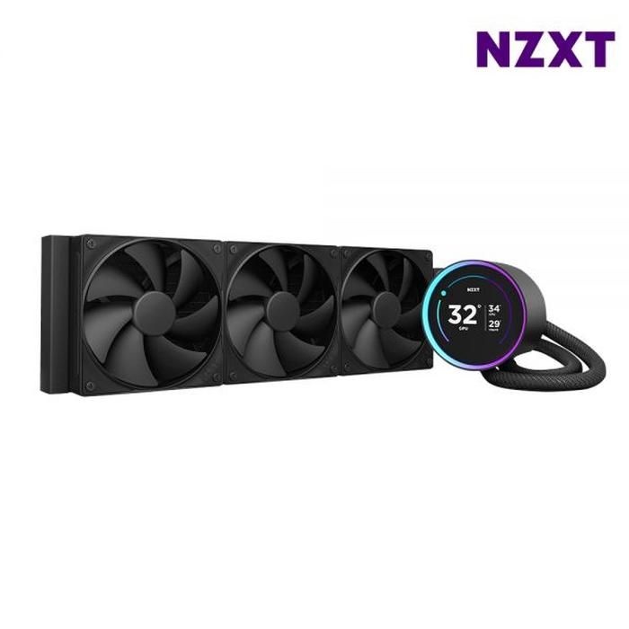 NZXT NZXT 수냉쿨러 냉각 CPU쿨러 KRAKEN ELITE 360 V2 블.랙