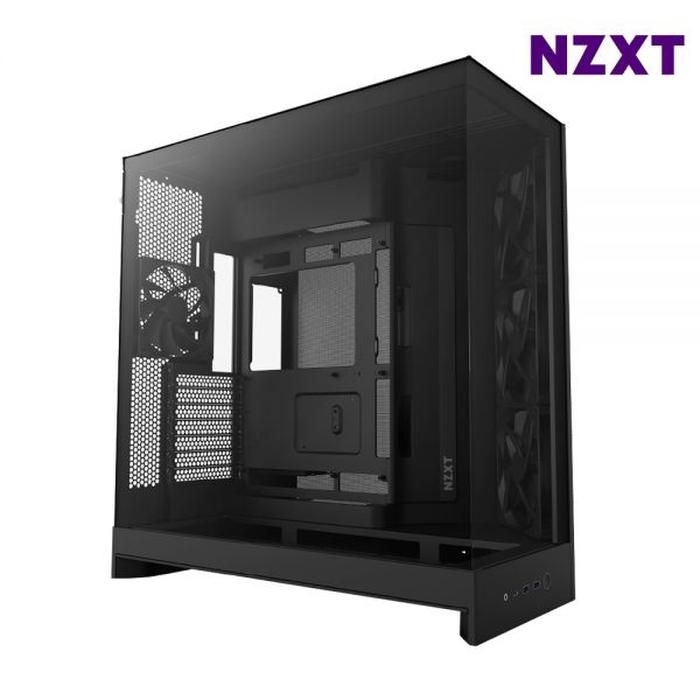 NZXT PC케이스 미들타워 쿨링 사무실 가정용 H9 FLOW V2 블.랙