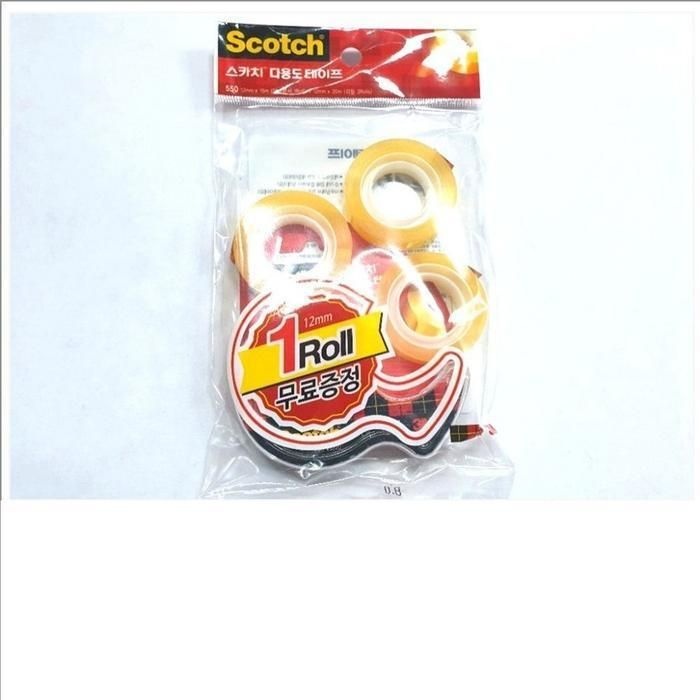 [패션플러스][주식회사 브이와이][JH02NO61_52CK]투명테이 3M-스카치테이프(3+1FREE)550 (30605126A)