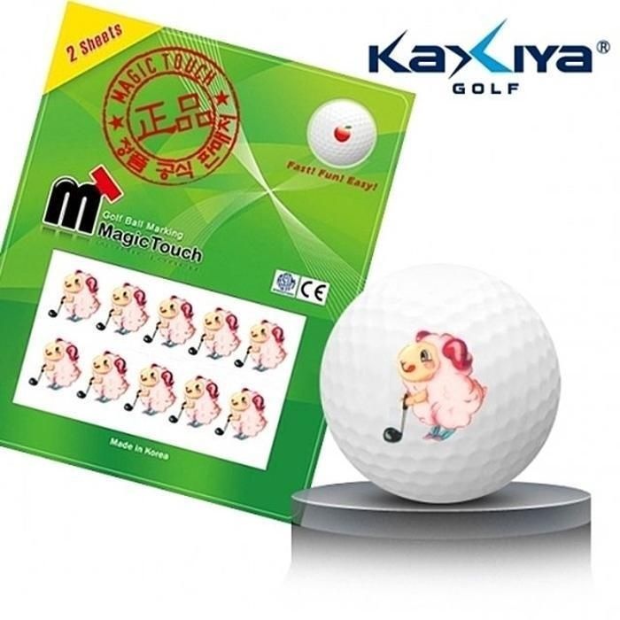 [패션플러스][주식회사 브이와이][JH583P5S_53DC]골프공 이쁜골프공 스티커 매직터치 양띠 (32273443A)