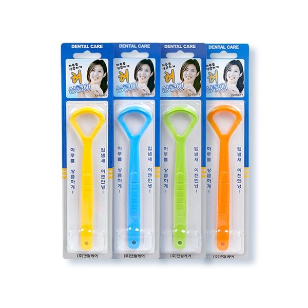 유한덴탈케어 덴탈케어 혀상큼이 혀크리너 색상랜덤 혀클리너 설태제거