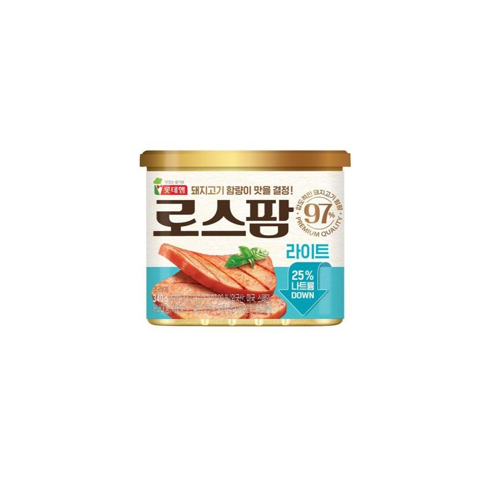 롯데햄 로스팜97라이트 340g X 10개