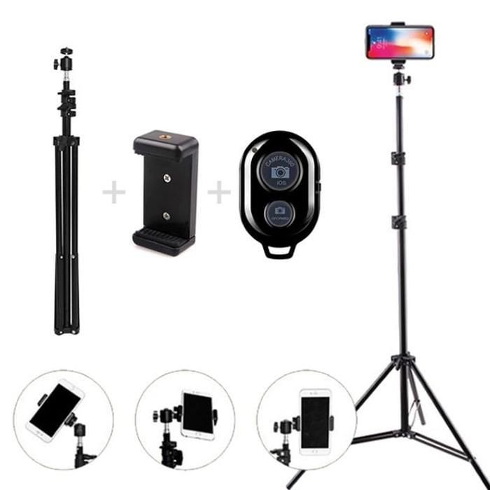 [아우트_63]삼각대+파우치+거치대+리모콘 풀세트 2미터 2m