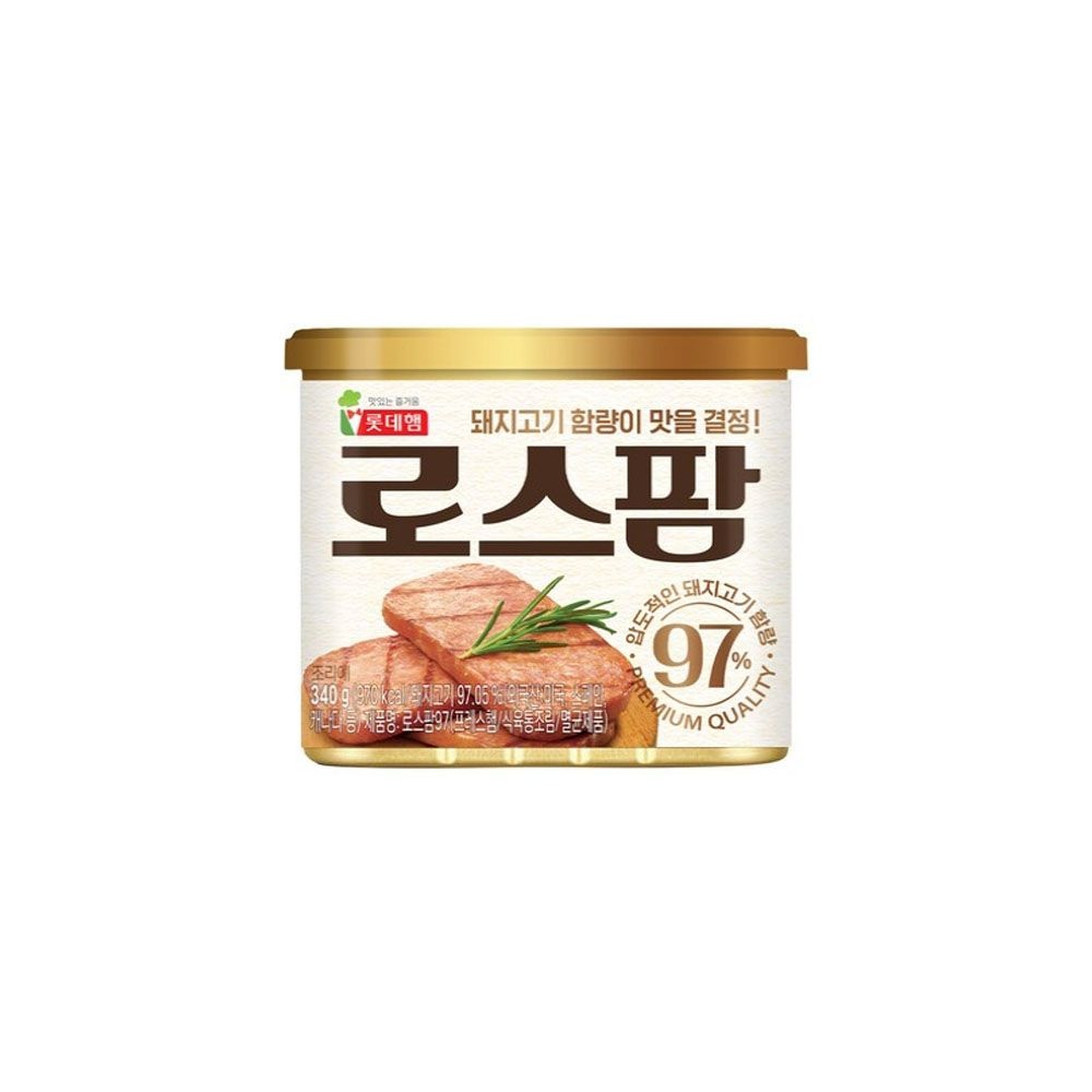 롯데햄 로스팜97 340g X 5개