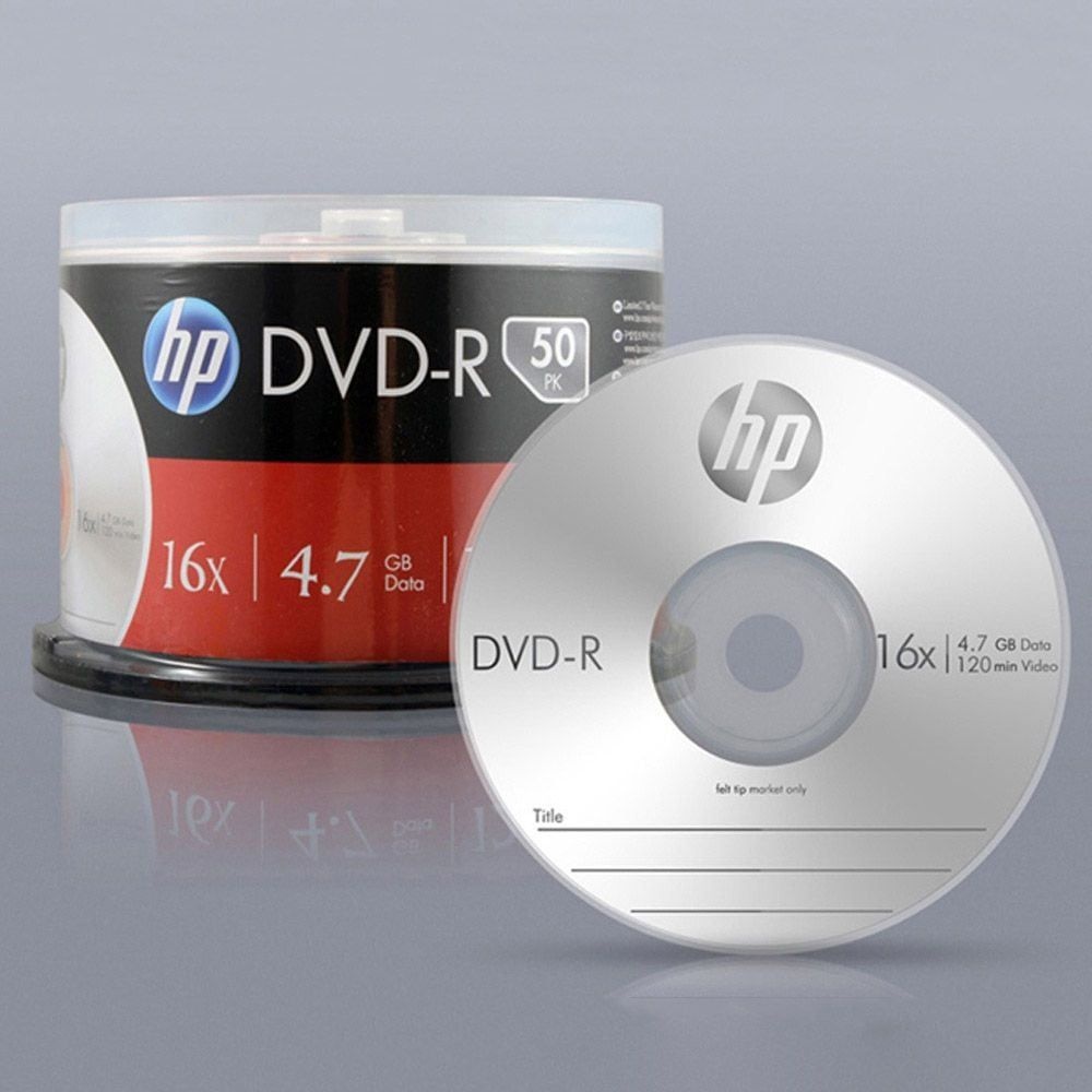 hp media dvd-r 16x 4.7gb 50p 케익 케이스 공cd 시디 cd