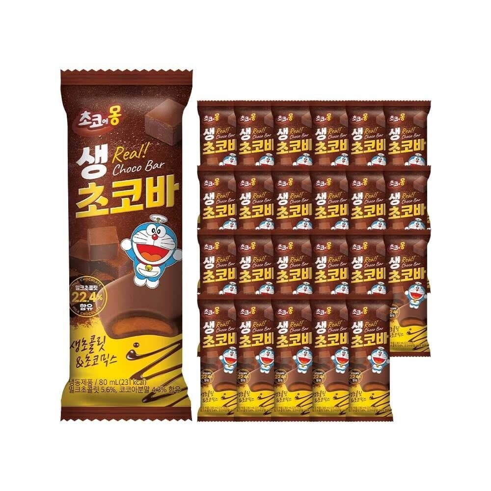 [G] 남양 초코에몽 아이스크림 생초코바 24개