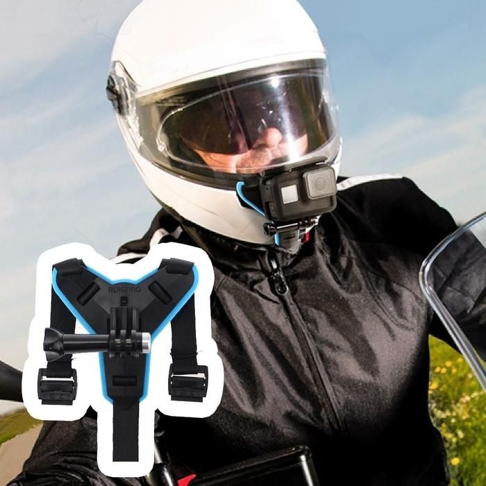 [아우트_63]턱 마운트 오즈모 라이딩 액션캠 호환 SJ4000