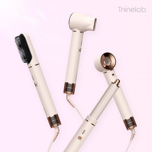 [티나인랩] BLDC 헤어스타일러 4in1 가벼운 멀티 고데기 여행용 드라이기 티니롤 TLB-STR4000