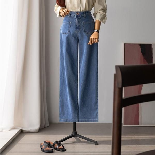 안나앤모드 협력업체 안나앤모드 (안나앤모드) smooth 쿨 일자 포켓 데님[데님ED262]