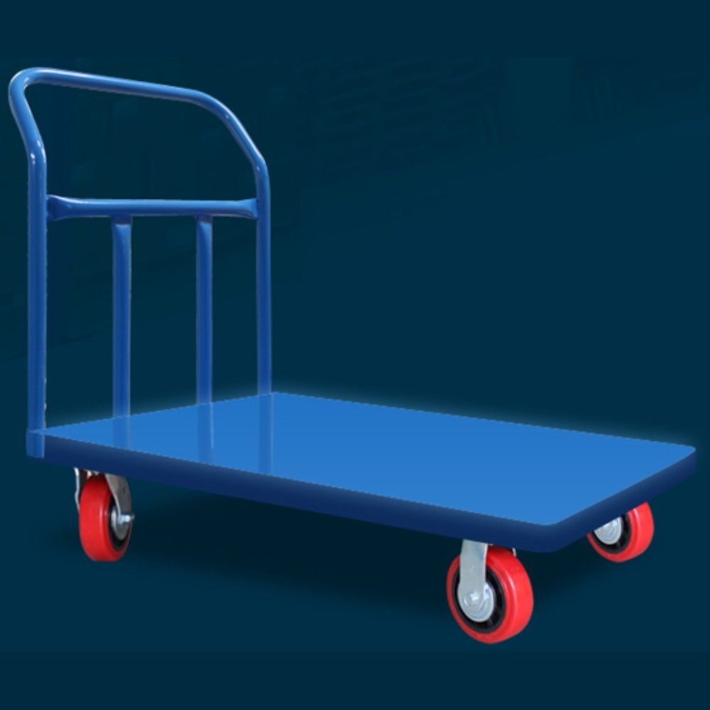 강철판 철대차 중형 고하중용 대차 운반용 구루마 손수레 물류센터 용달