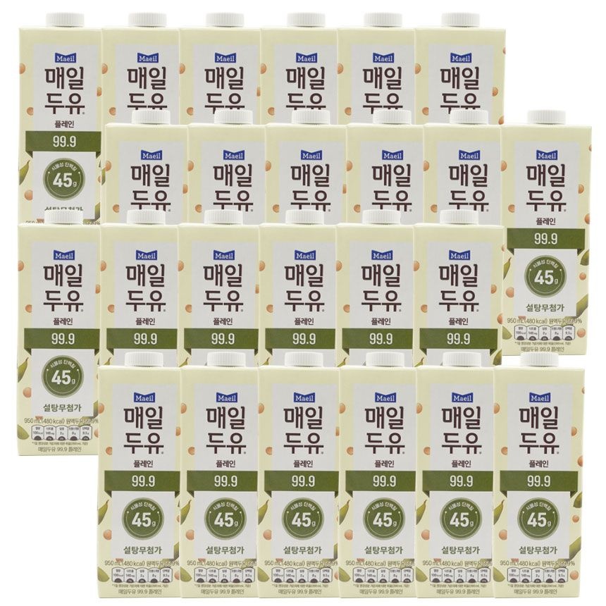 [오늘출발] 매일유업 매일두유 99.9 950ML 12팩 x 2상자 총 24팩