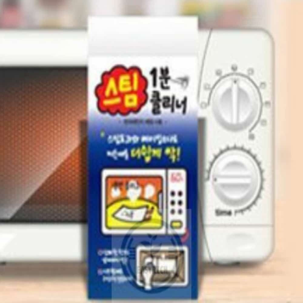이지리치 전자레인지 1분 스팀세정시트 3매 1EA 전자레인지청소 전자레인지청소클리너