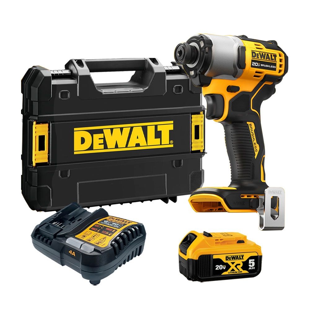 디월트 DCF840P1T 충전 임팩 드릴 20V 5.0Ah 배터리 1개 세트