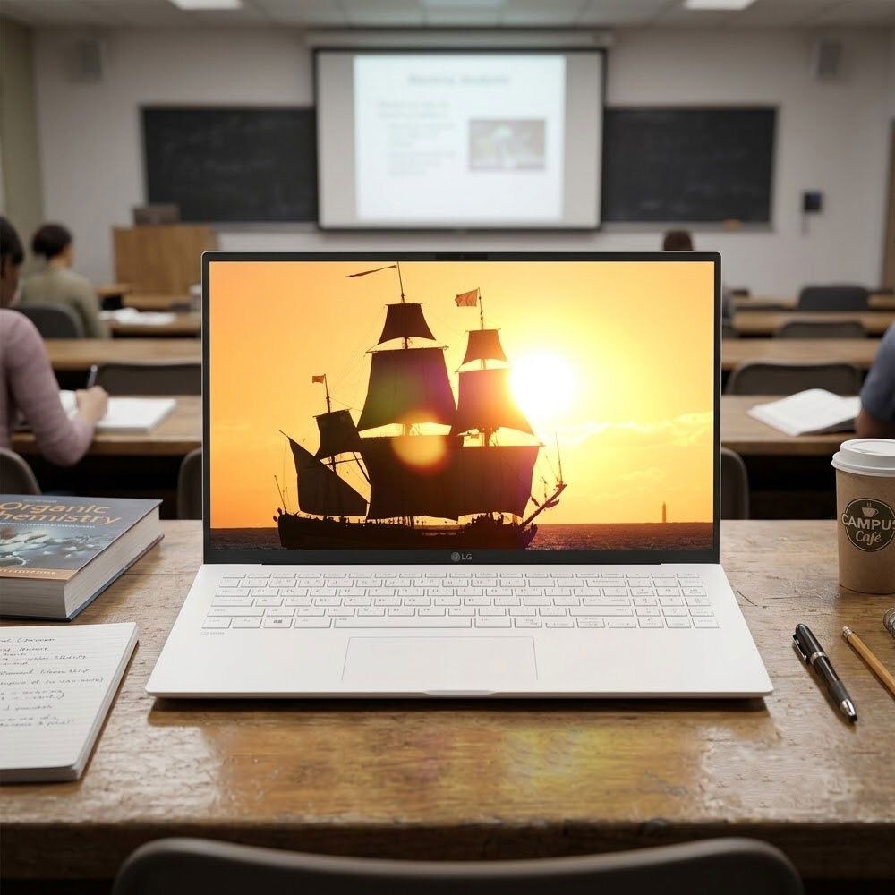 LG전자 LG AMD 그램 AI 15인치 라이젠5 435 DDR5 16GB Gen4 512GB Win11Home 15ZD95U-GX5WK 화이트 HMC