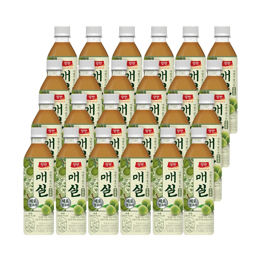 양반 매실 500ml 24개