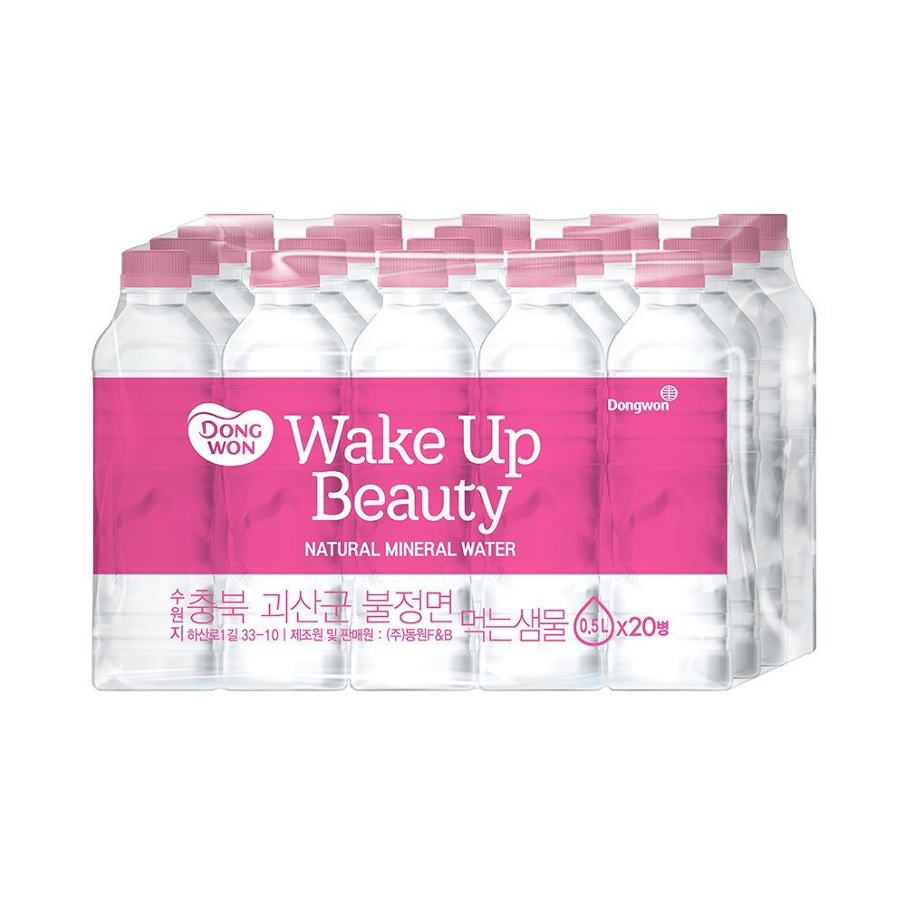 동원샘물 무라벨 웨이크업뷰티 500ml 20개