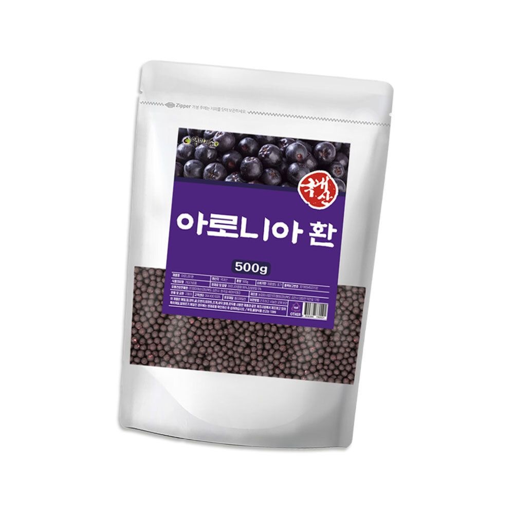 엄마애손 국산 아로니아 킹스 초크 베리 환 정 500g