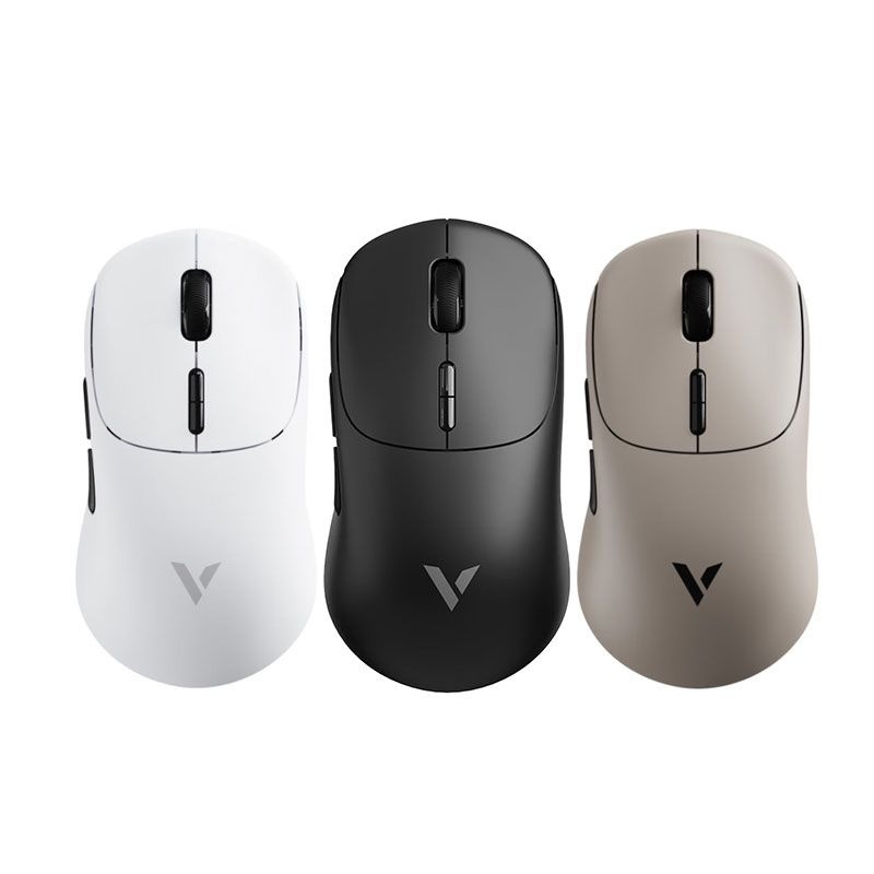 [해외] 라푸 Rapoo VT6 MAX 무선 마우스 PAW3395 경량 2모드 듀얼 8K 인체공학 게이밍 마우스