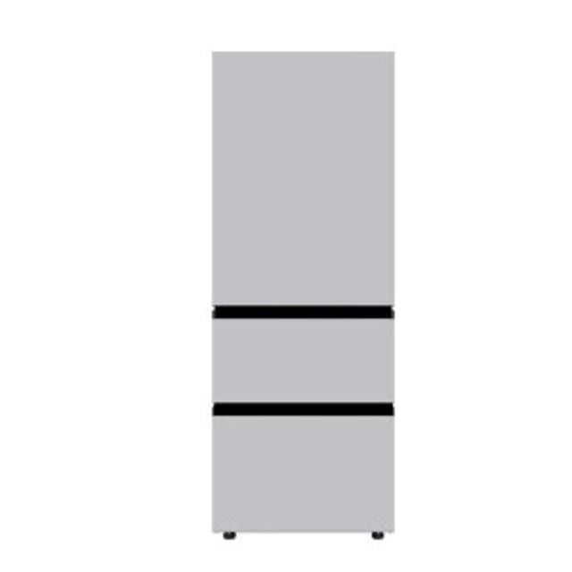 LG전자 디오스 오브제컬렉션 김치톡톡 3도어 327L (21) 네이처 크림 그레이(Z330MRRF21)