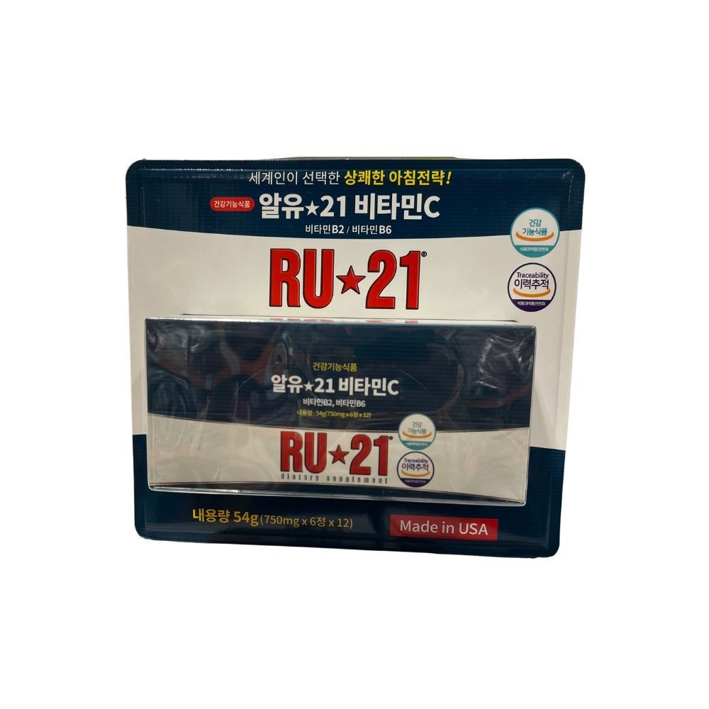 페이펄유통 RU-21 비타민C 750mg x 6정x 24박스