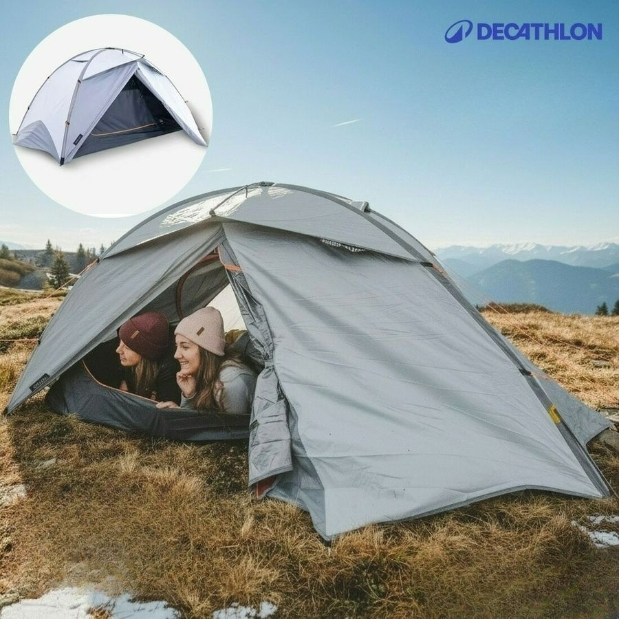 [해외] 데카트론 FORCLAZ 텐트 돔형 캠프 트레킹 등산용 2인용 TREK500