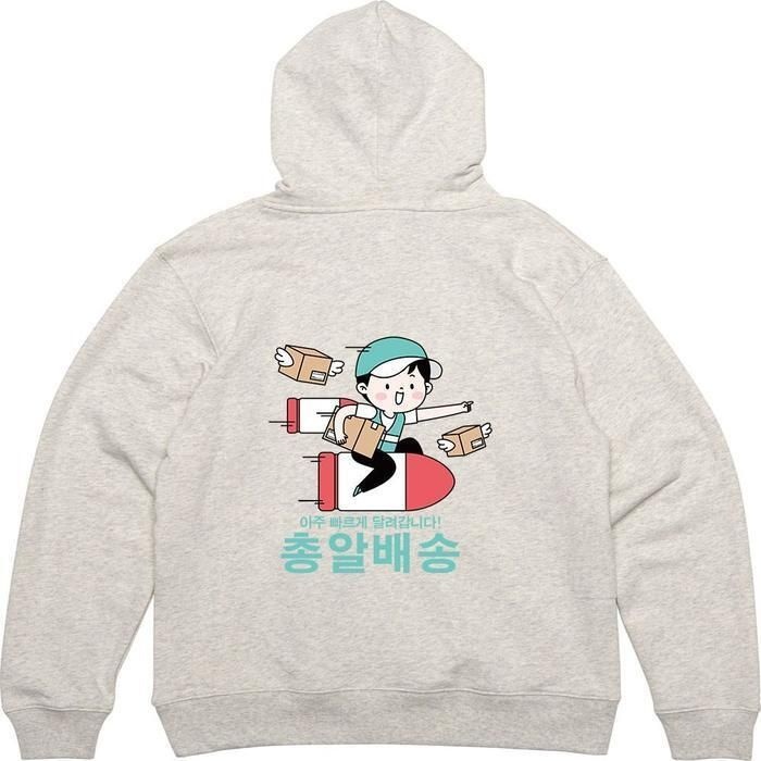 [패션플러스][주식회사 브이와이][JHQSYR56_51HD]뒷면 총알배송 퀵서비스 로켓 그림 프린팅 (29525574A)