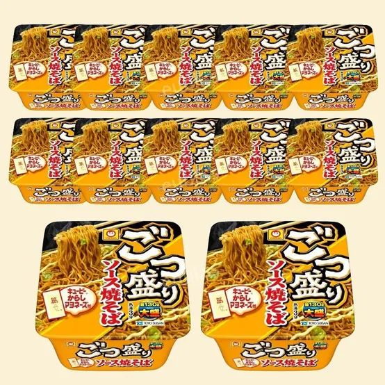 일본 마루짱 마루찬 고츠모리 소스 야끼소바 컵라면 171g 12팩
