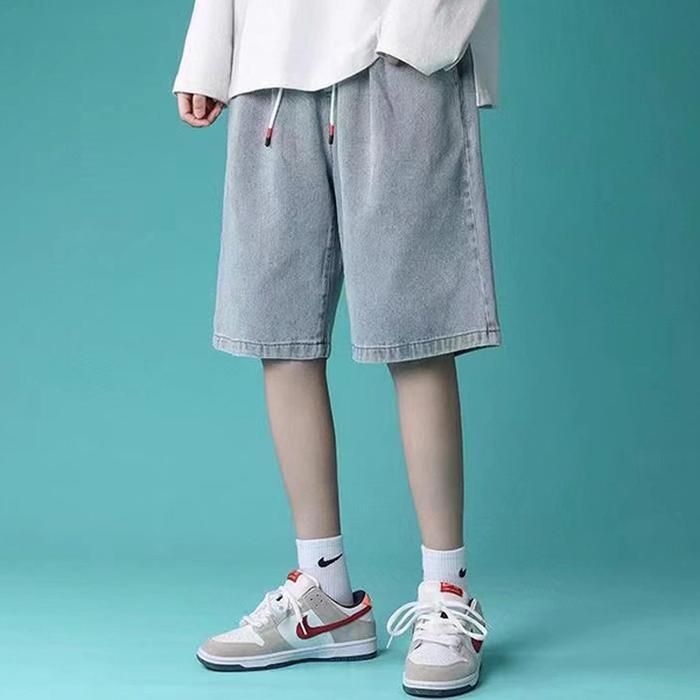 슈썸 [패션플러스][슈썸][슈썸] 남성 허리 밴딩 버뮤다 데님 반바지 IS-DNP20 (16338695)