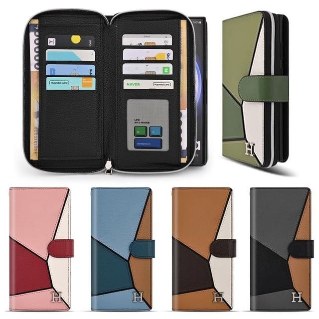 갤럭시버디3 케이스 스트랩 소가죽 지퍼 지갑 A156 핸드폰케이스 휴대폰케이스 스마트폰케이스 폰케이스