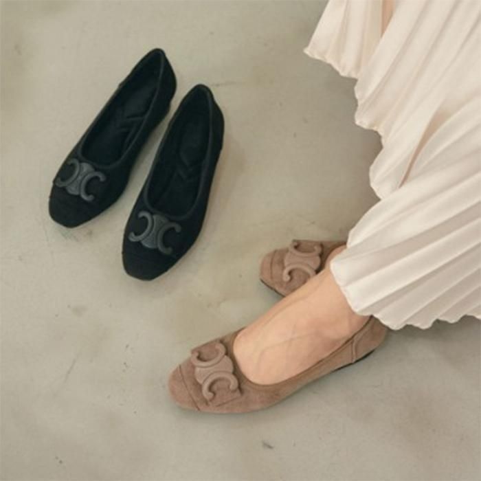 슈썸 [패션플러스][슈썸][슈썸] 스웨이드 플랫 로퍼 낮은굽 여성 구두 UH-S-M863 (45268040)