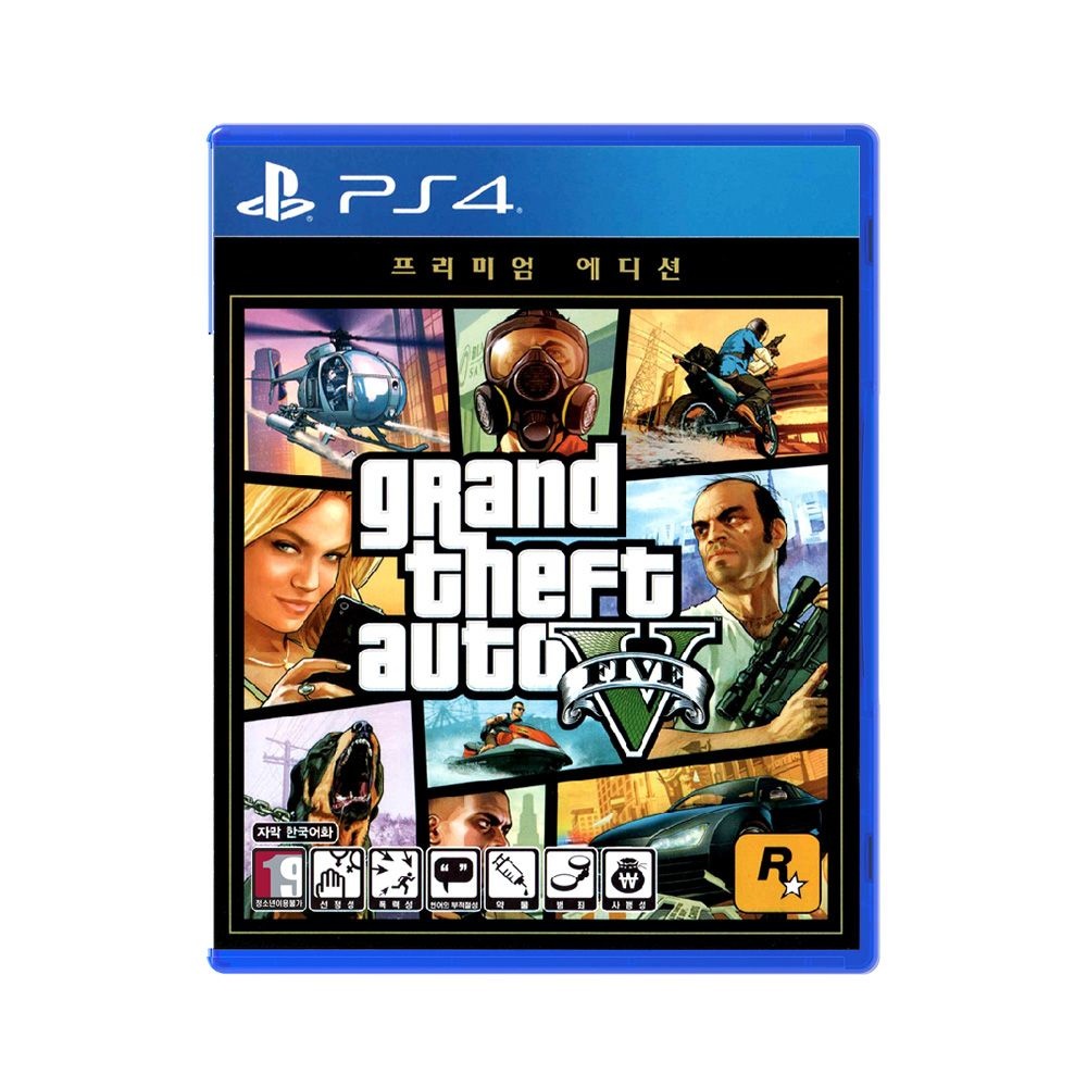 플레이스테이션 [PS4] GTA5 + 온라인 합본 프리미엄 패키지