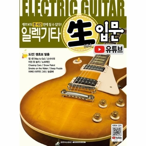 에스알엠(에스알뮤직) [월드북] 일렉기타 쌩입문 (유튜브)