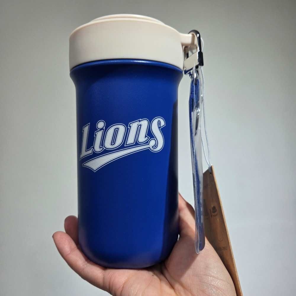 상품상세참조 스타벅스 캔쿨러 텀블러 473ml KBO콜라보 삼성라이온즈 이름 각인 가능