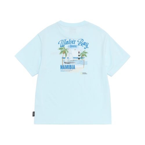 매장정품 내셔널지오그래픽 NATIONAL GEOGRAPHIC 키즈 K262UTS950 여행 그래픽 반팔 티셔츠 AQUA 5009484348 293877