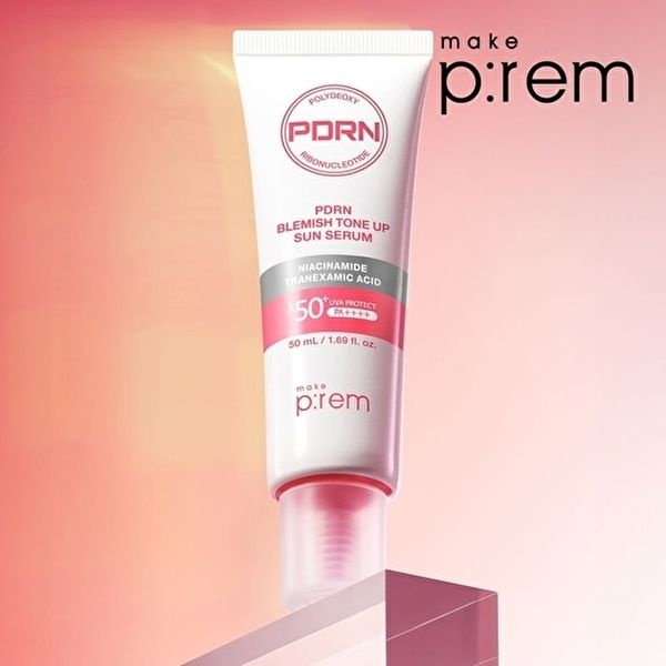메이크프렘 [메이크프렘]메이크프렘 PDRN 피디알엔 잡티 톤업 선 세럼 50ml+(랜덤)튜브20ml
