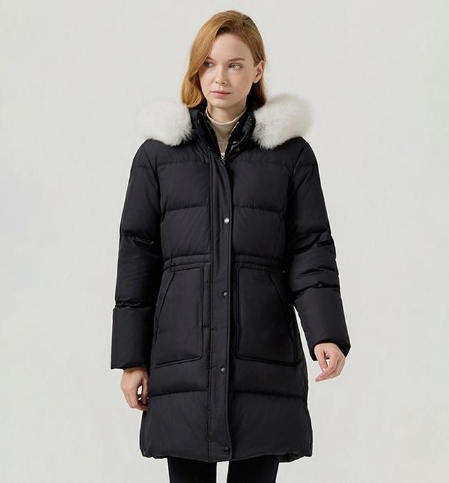 [슈페리어][슈페리어] 여성 중량 롱 다운점퍼 블랙 (IW0FOJO40539)