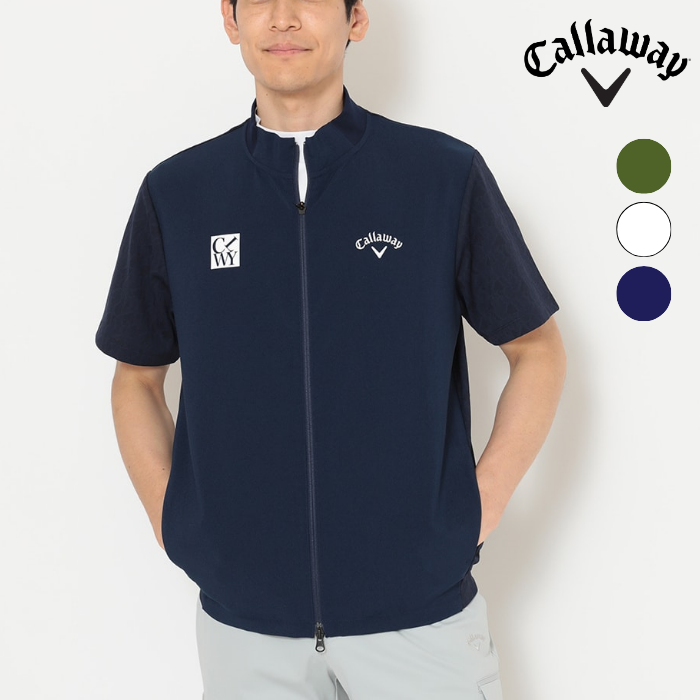 25FW 캘러웨이 골프웨어이월 반팔바람막이 아노락 골프자켓