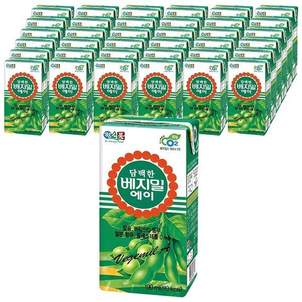 베지밀 두유 간편영양식 담백한 에이 190ml 48개