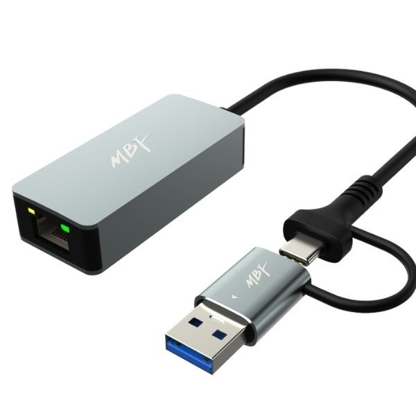 엠비에프 USB+C타입 5G 기가비트 유선 랜카드 랜젠더 MBF-UCLAN50G