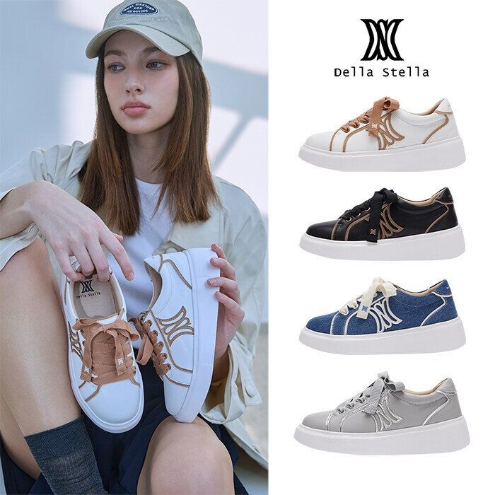 [패션플러스][델라스텔라] [델라스텔라] 25년 FW]  여성 델라스 텔라 릴리스니커즈
