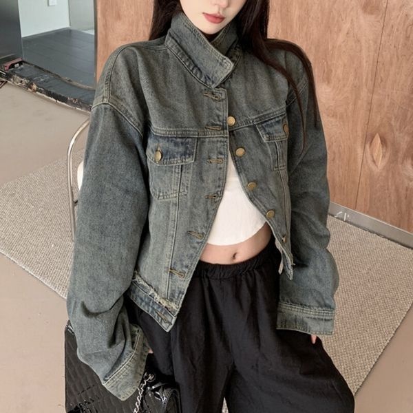 [보리보리]MARIO벨드 오버핏 레트로 데님 자켓_240901_HN034