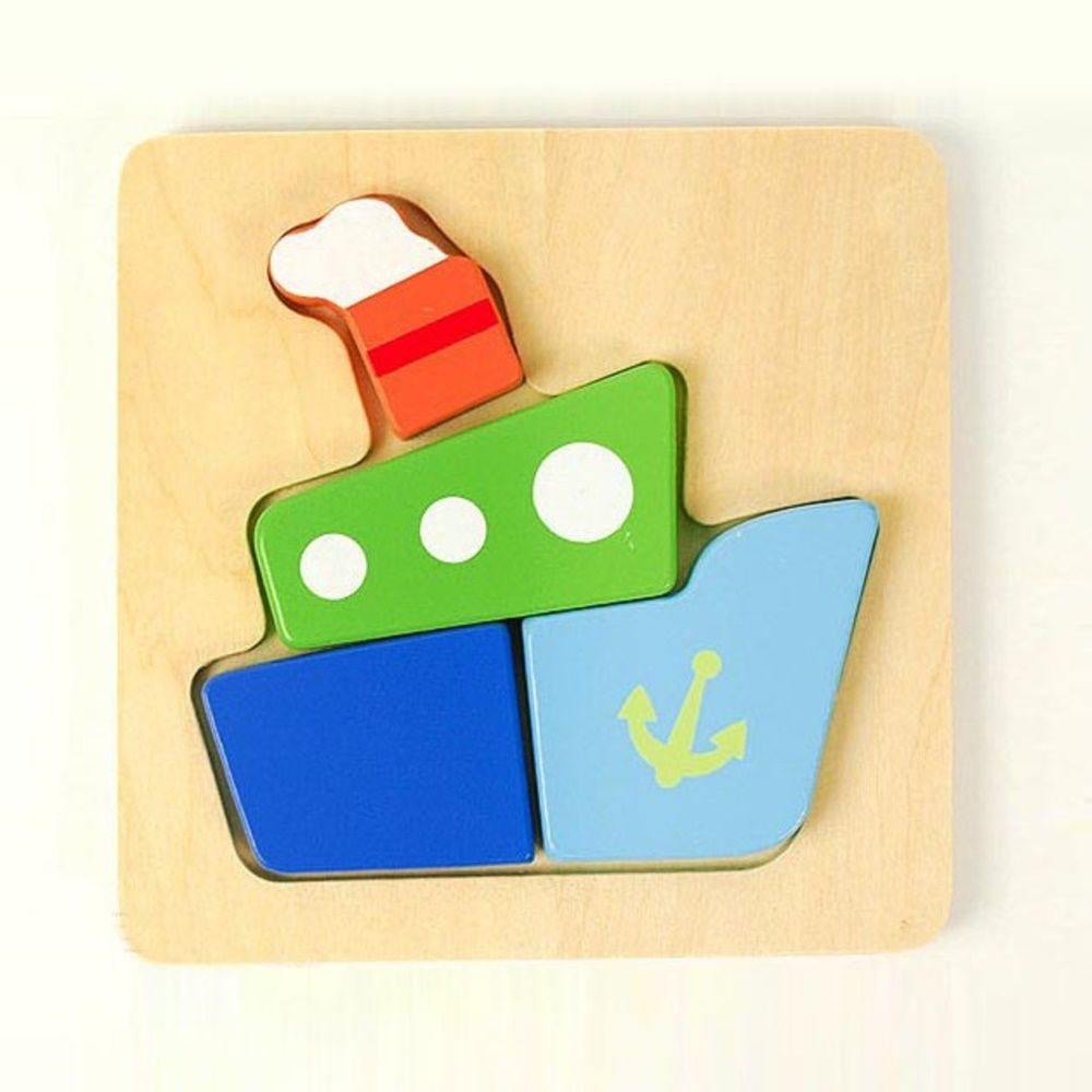 [타이디하우스 협력사]신생아 영유아 이야기 원목 베이비퍼즐 유치원 어린이집 발달교구 유람선 유아장난감 나무퍼즐 일러스트퍼즐 그