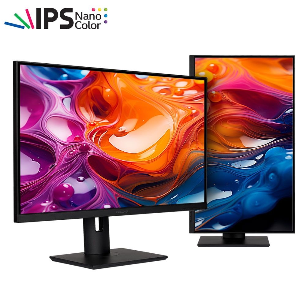 크로스오버 크로스오버 275LGN55C 나노IPS 패스트165 USB-C QHD-PD 게이밍 멀티스탠드 무결점