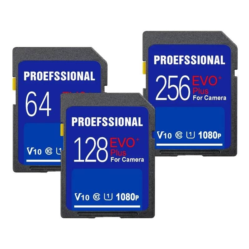 UnKnown [해외] SD 메모리 블랙박스 카드 핸드폰 게임기 태블릿 노트북 에스디 128GB Evo Pro Plus 64GB 플래시 32GB 256GB U1 U3 4K V10 V30 512GB