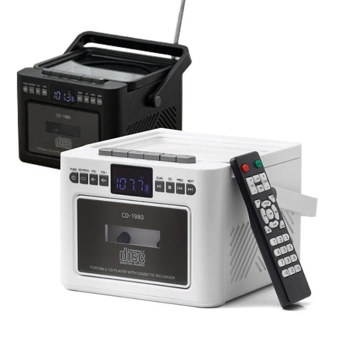 [아우트_63]블루투스스피커 카셋트 CD플레이어 롯데1980