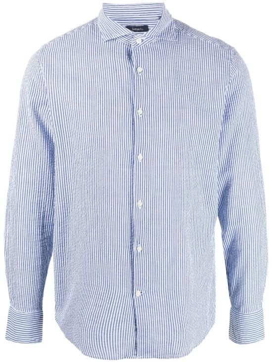 디퍼루 26SS 데펄루 셔츠 JEPP SEERSUKER02 Blue